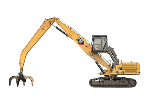 CAT MH3250 Material Handler with 401-500 HP Range & Has Material Handler Type